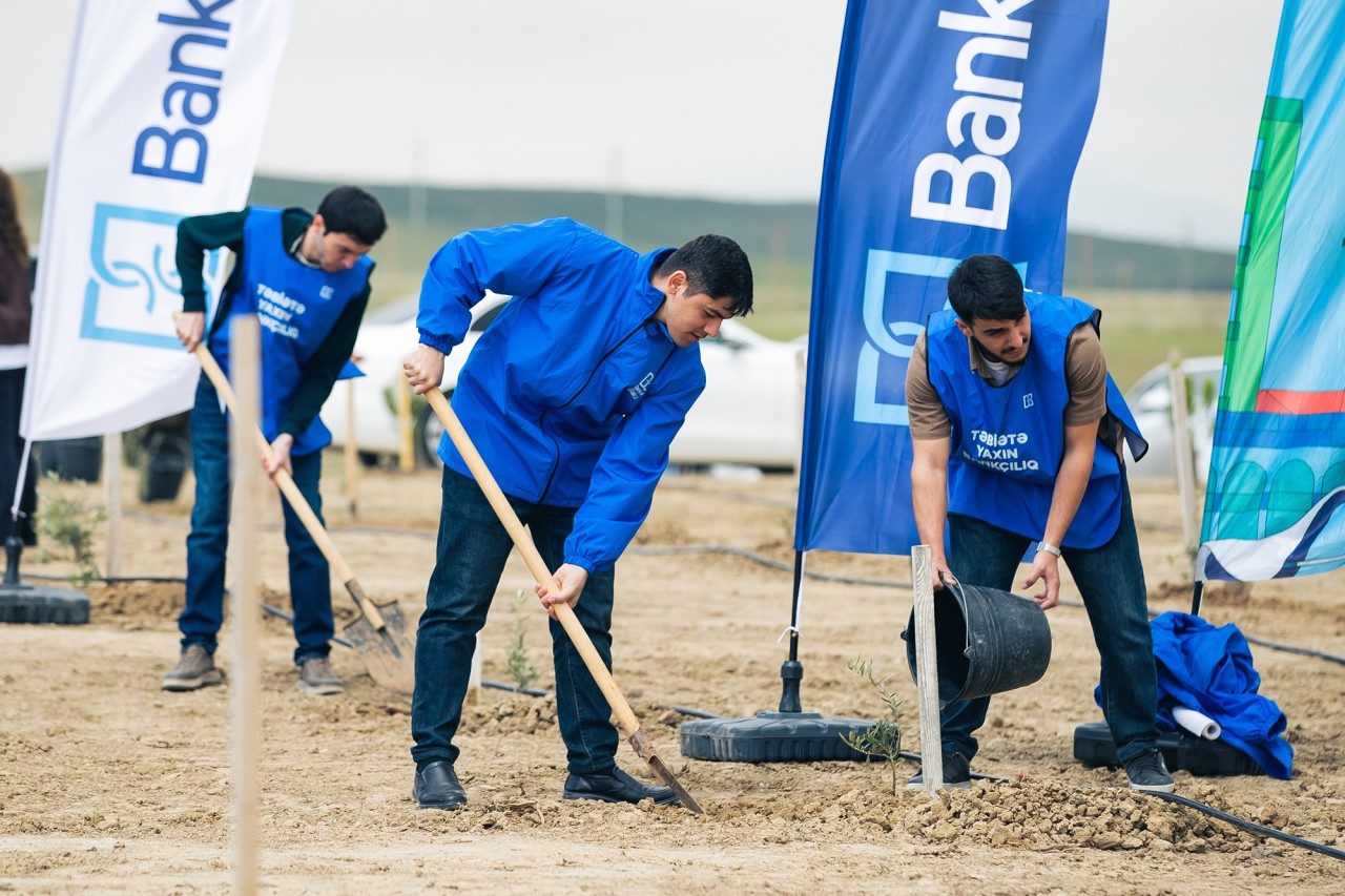 Bank of Baku-dan 1 milyon ağac hədəfinə dəstək - FOTOLAR